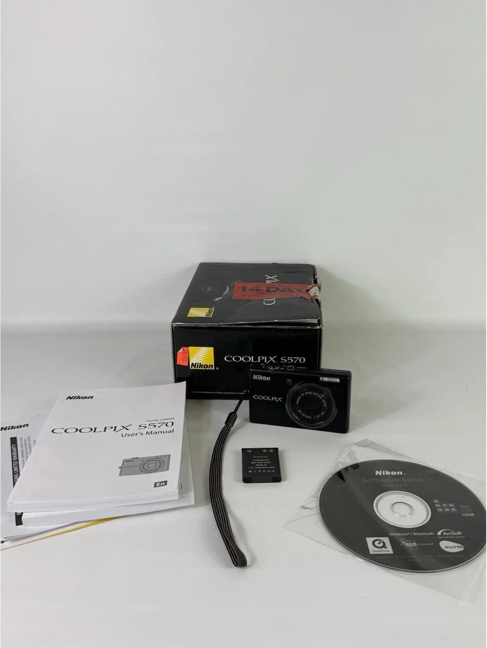 Nikon COOLPIX S570 Digital Camera  | 12.0MP | TESTED, NEW BATTERY “READ”